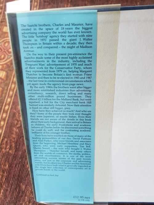 The Brothers, First Edition by Ivan Fallon, The Rise and Rise of   Saatchi & Saatchi