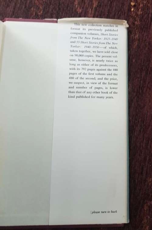 Stories from the New Yorker, First Edition