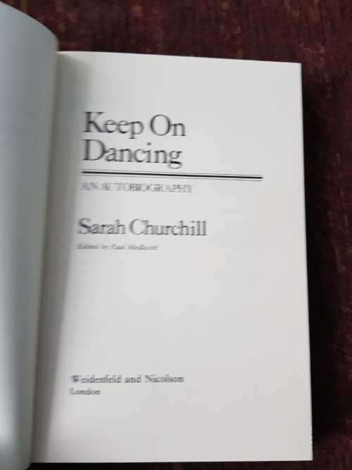 Keep on Dancing, First Edition    by Sarah Churchill