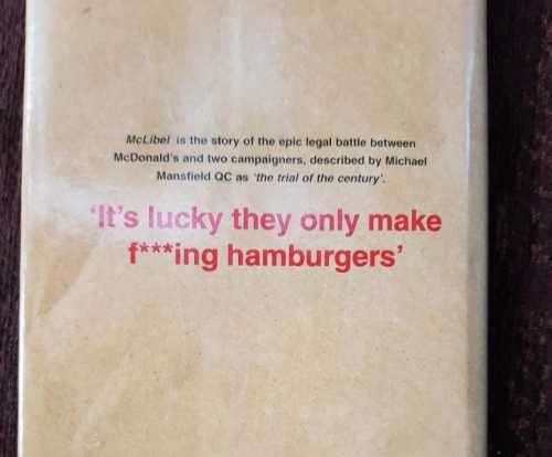 McLibel, First Edition by John Vidal McDonalds