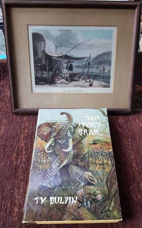 Ivory Boer Ivory Trail AND framed print `The Boer Encampment