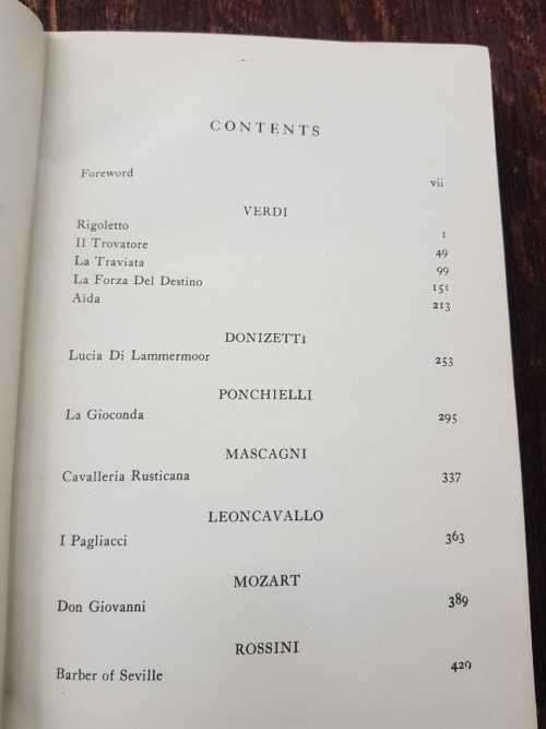 The Authentic Librettos of the Italian Opera, First Edition
