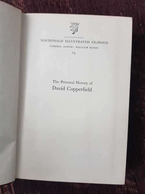 David Copperfield, First Edition in the series by Charles Dickens
