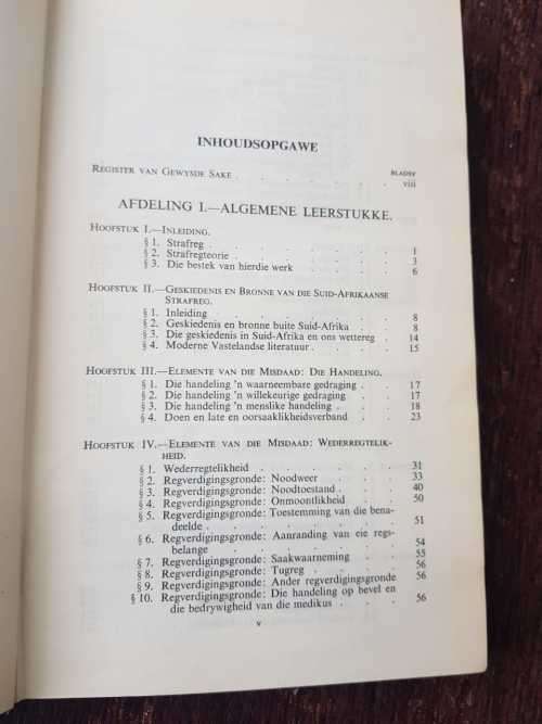 Strafreg, First Edition by J. C. de Wet and H. L. Swanepoel