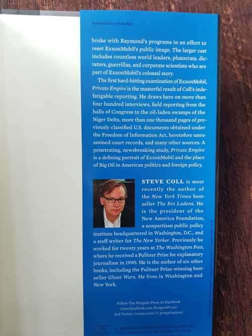Private Empire, First Edition by Steve Coll