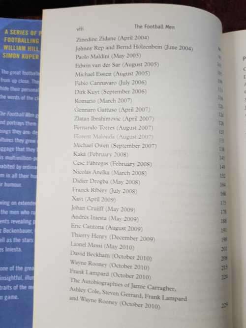 The Football Men, First Edition by Simon Kuper