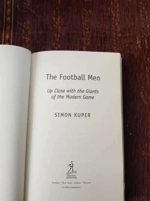 The Football Men, First Edition by Simon Kuper
