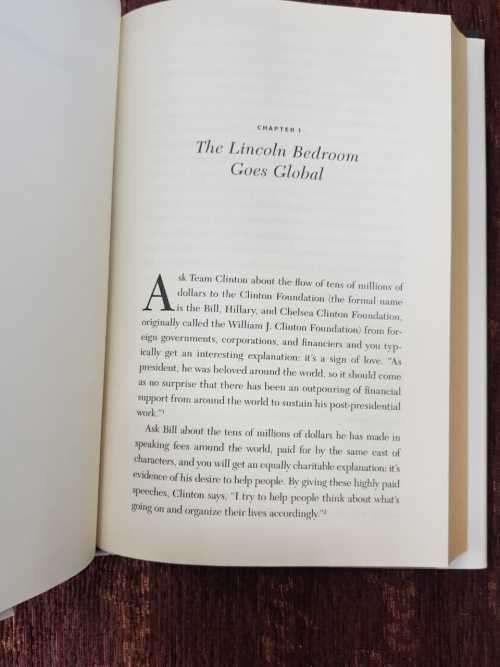 Clinton Cash, First Edition by Peter Schweizer