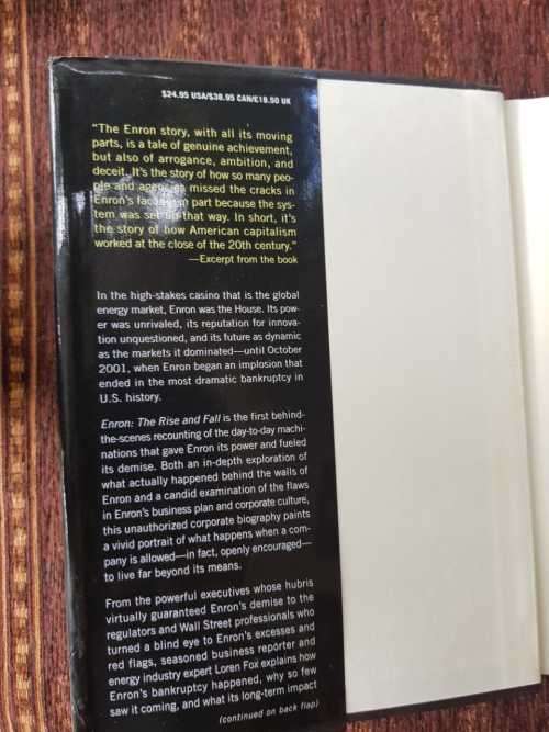 Enron, First Edition by Loren Fox