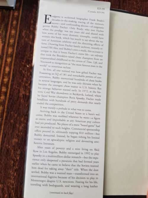 Endgame, First Edition by Frank Brady