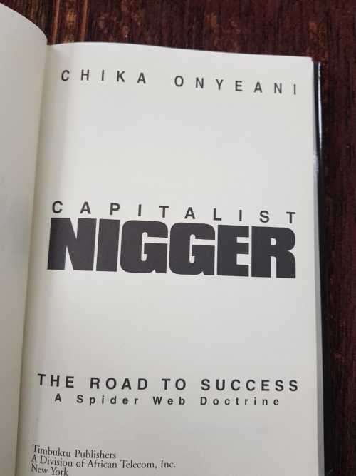 Capitalist Nigger AND The Murdoch Archipelago, First Editions. Set of two books R725