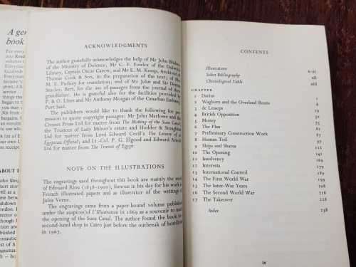 Suez, De Lesseps Canal, First Edition 1968 by John Pudney