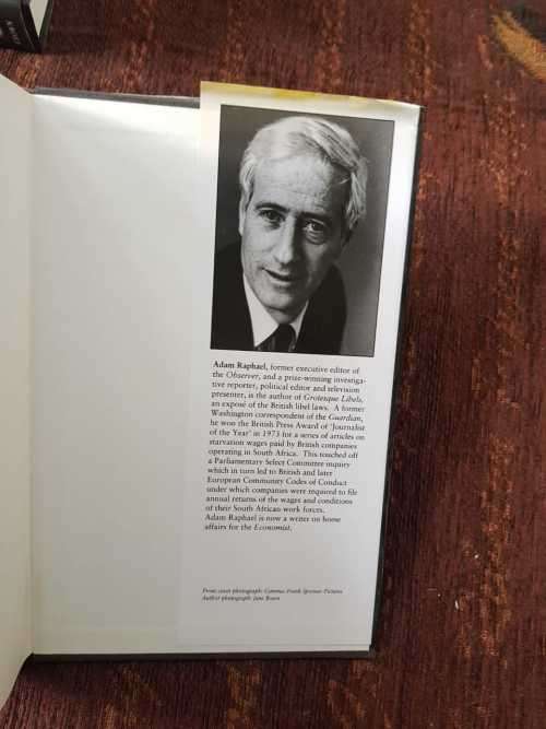 The Ultimate Risk, First Edition by Adam Raphael