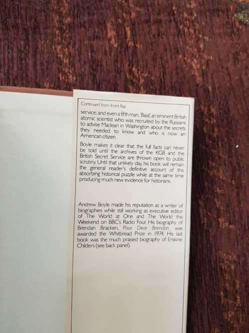 The Climate of Treason, First Edition by Andrew Boyle