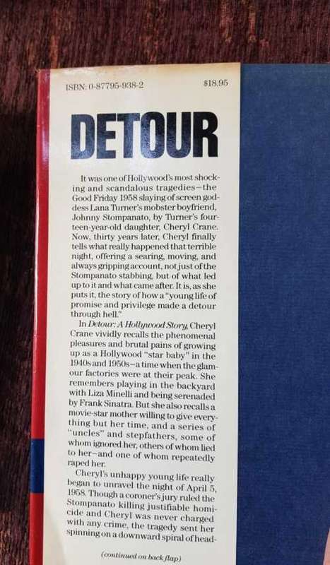 Garbo by Antoni Gronowicz.  AND  Detour, A Hollywood Story, Cheryl Crane with Cliff Jahr