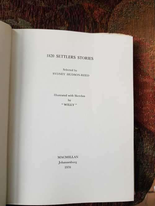 FW De Klerk AND 1820 Settlers Stories, First Editions, two books R725