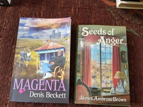 Magenta, SIGNED Seeds of Anger, First Editions, 2 books