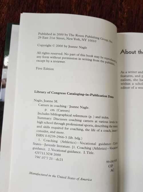 Careers in Coaching, First Edition by Jeanne Nagle