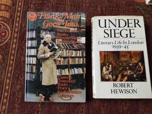 Frank Muir Goes Into AND Under Seige, First Editions, set of two books