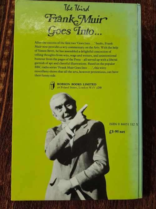 Frank Muir Goes Into AND Under Seige, First Editions, set of two books