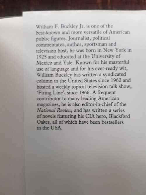See You Later Alligator, First Edition by William F. Buckley, Jr