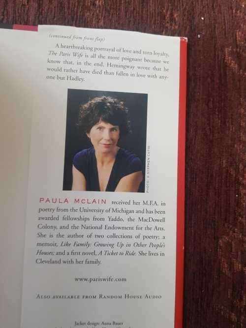 The Paris Wife, First Edition by Paula McLain