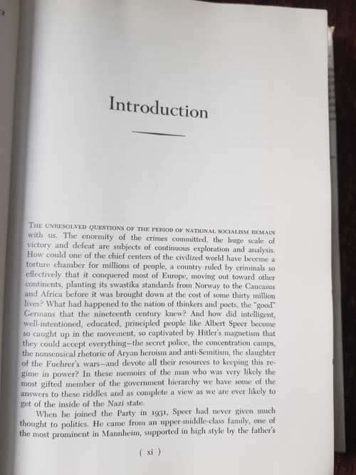 Inside the Third Reich, First Edition by Albert Speer