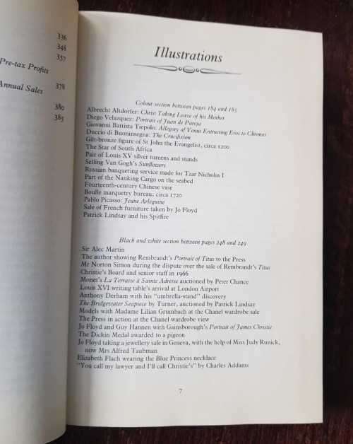 Inside Christies, First Edition by John Herbert