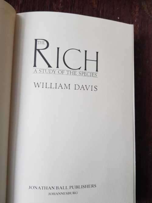 The Rich, First Edition by William Davis