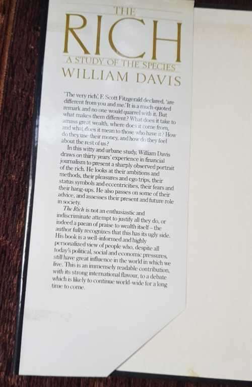 The Rich, First Edition by William Davis