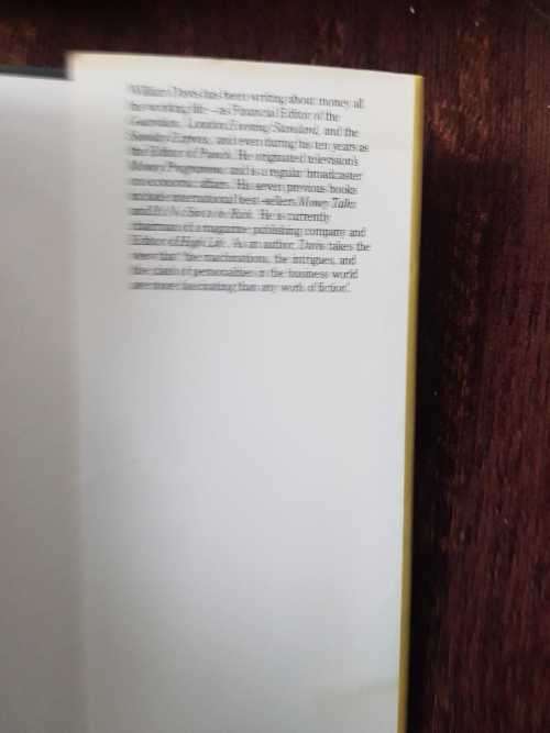 The Rich, First Edition by William Davis
