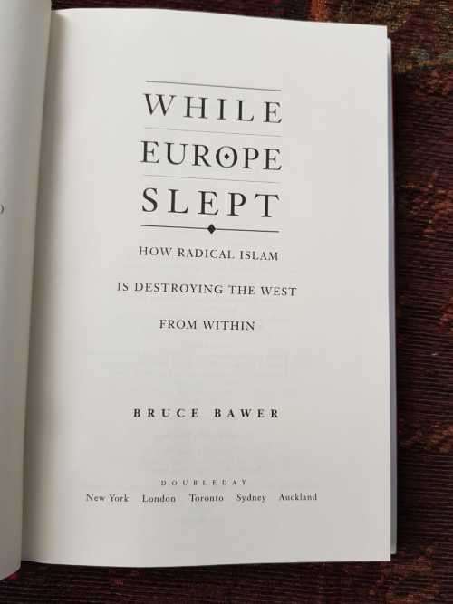While Europe Slept, First Edition by Bruce Bawer