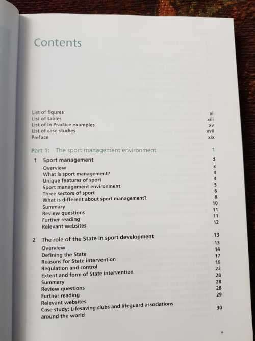 Sport Management, principles and applications