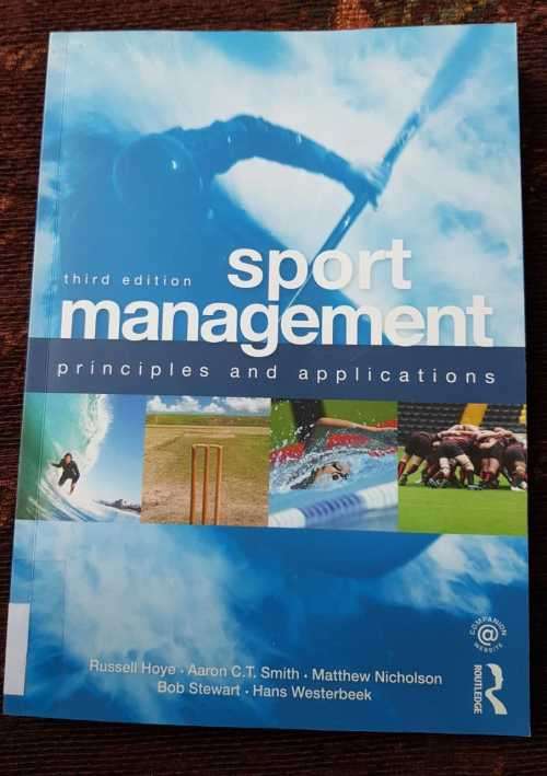 Sport Management, principles and applications