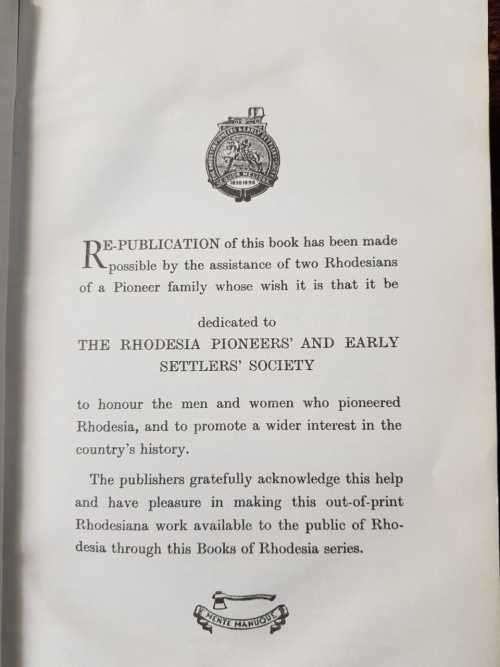 One Mans Vision by W. D. Gale, Cecil John Rhodes
