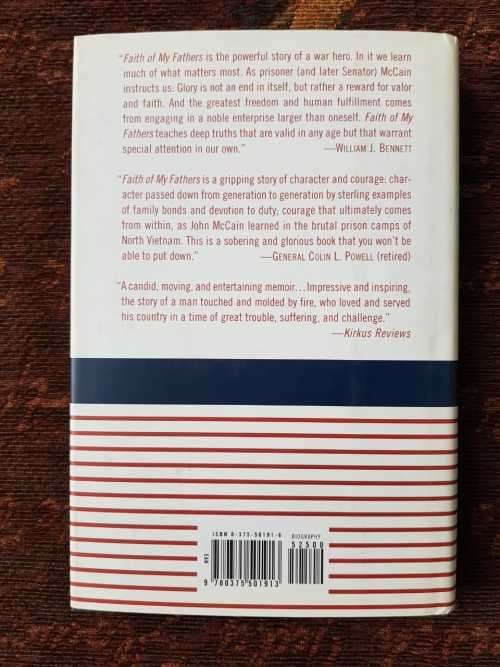 Faith of My Fathers, First Edition by John McCain with Mark Salter