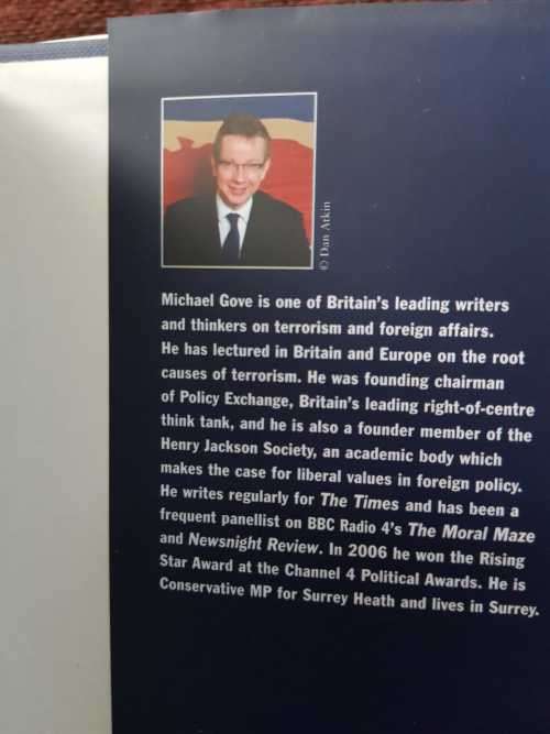 Michael Gove, Celsius 7/7, First Edition