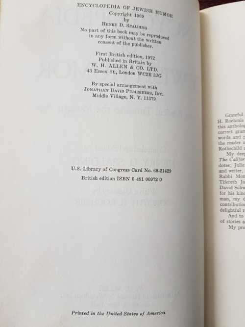 Encyclopaedia of Jewish Humor