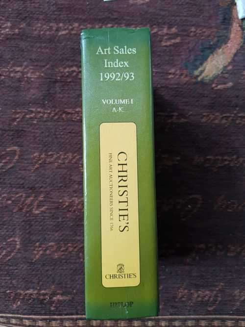 Art Sales Index, First Edition by Richard Hislop and Duncan Hislop, Sotheby's