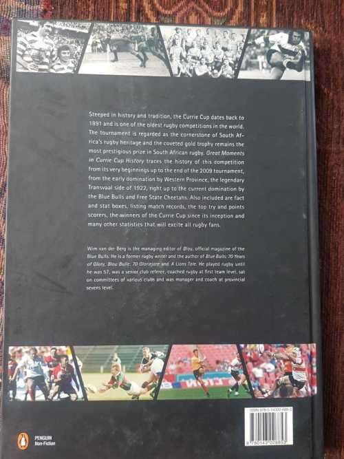 Great Moments in Currie Cup History AND Rugby World Cup 2007, First Editions RUGBY