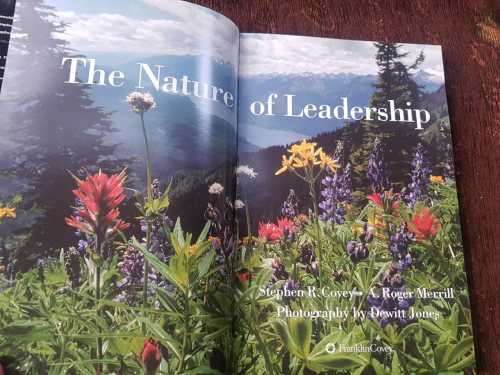 The Nature of Leadership, SIGNED copy by Stephen R. Covey, A Roger Mirrell and Dewitt Jones