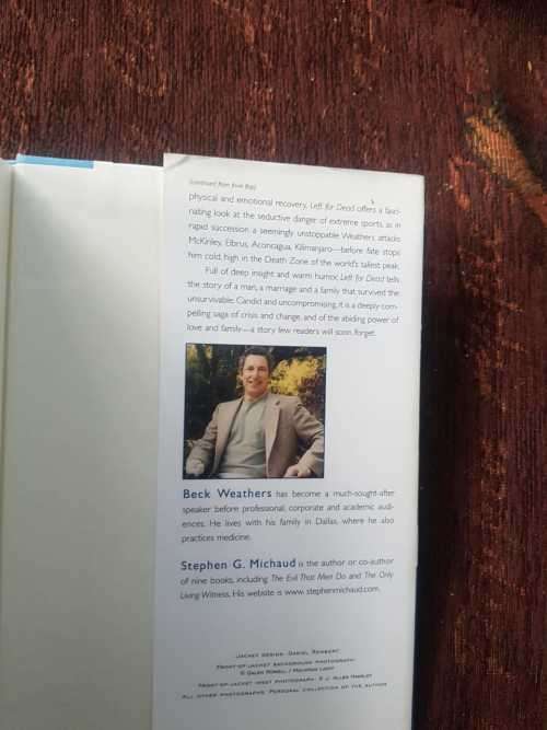 Left for Dead, First Edition by Beck Weathers with Stephen G. Michaud.