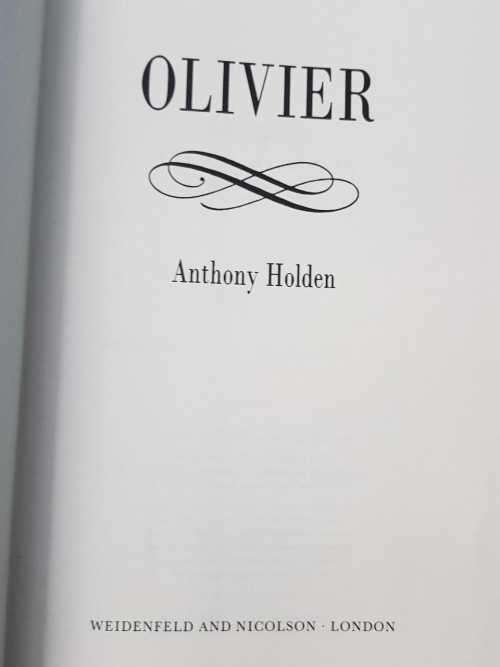 Olivier AND Oliver Reed, First Editions, set of two books R725