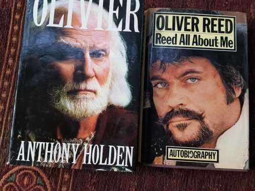 Olivier AND Oliver Reed, First Editions, set of two books R725