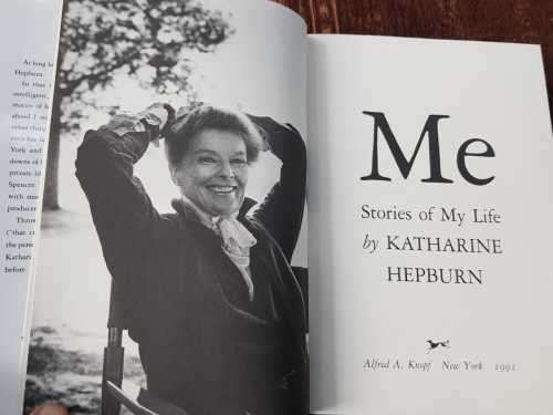 Me, Katherine Hepburn AND How to be Hepburn, First Editions, set of two books R775