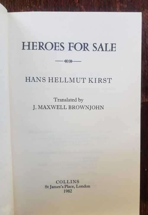 A Bridge Too Far AND Heroes for Sale, First Editions, set of two books