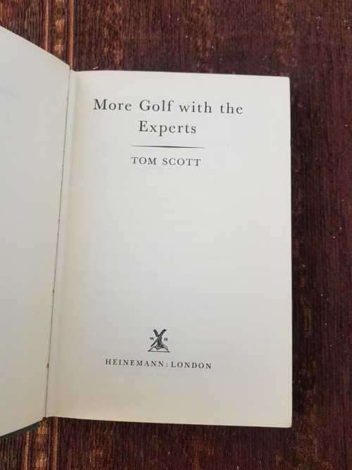 Six Days to better Golf AND More Golf with the Experts AND framed print of William Smith, First Edit