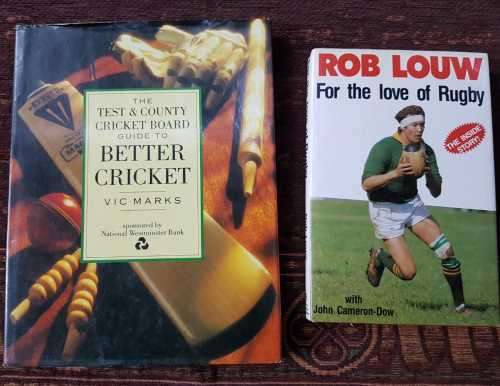 Guide to better Cricket AND For the Love of Rugby