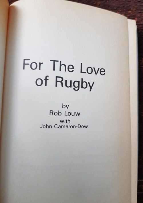 Guide to better Cricket AND For the Love of Rugby