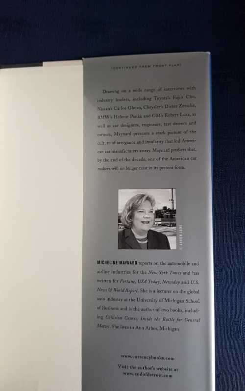 The End of Detroit, First Edition by Micheline Maynard